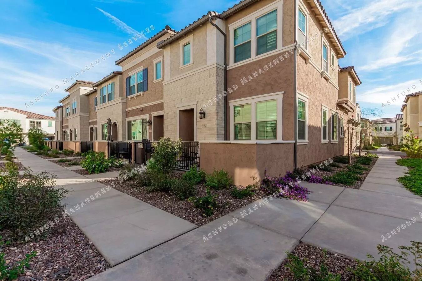 Beautiful 3 Bedroom Unfurnished Townhome In A Gated Community With Attached Garage House for rent in Gilbert, AZ