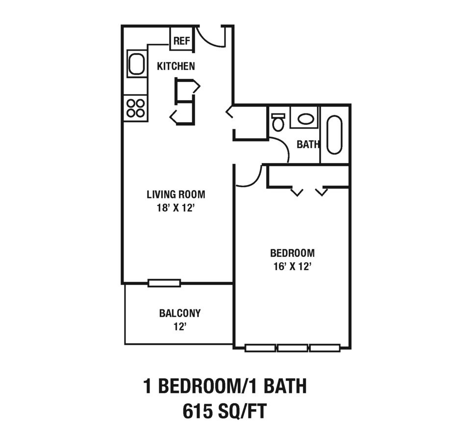 1 Bedroom 1 Bathroom Apartment for rent at CityView on Meridian in Indianapolis, IN