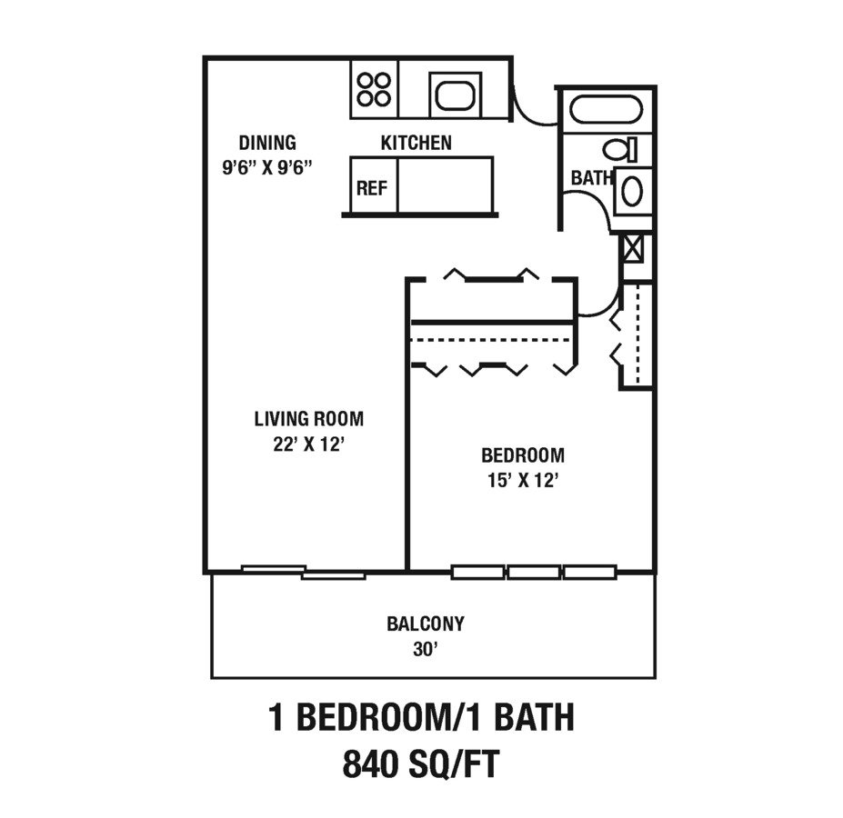 1 Bedroom 1 Bathroom Apartment for rent at CityView on Meridian in Indianapolis, IN