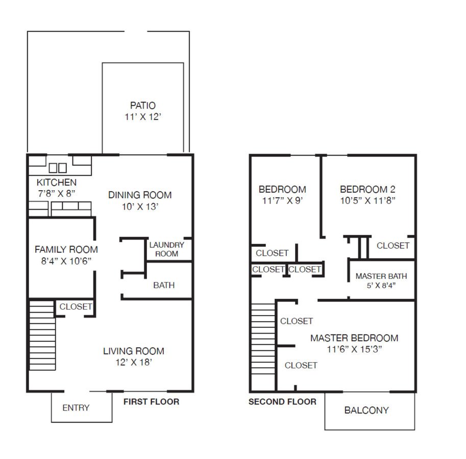 3 Bedrooms 1 Bathroom Apartment for rent at Westpark Townhomes in Indianapolis, IN
