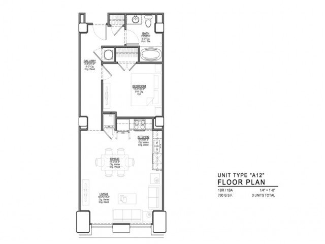 1 Bedroom 1 Bathroom Apartment for rent at Power & Light KC Apartments in Kansas City, MO