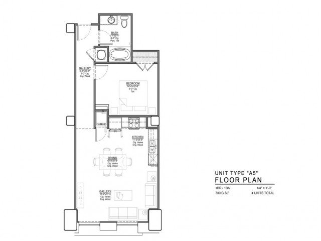 1 Bedroom 1 Bathroom Apartment for rent at Power & Light KC Apartments in Kansas City, MO