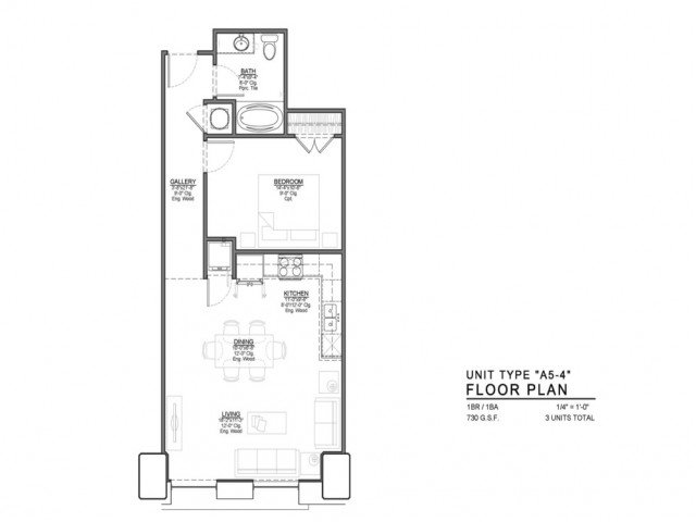 1 Bedroom 1 Bathroom Apartment for rent at Power & Light KC Apartments in Kansas City, MO