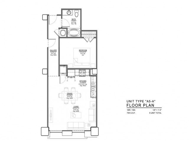 1 Bedroom 1 Bathroom Apartment for rent at Power & Light KC Apartments in Kansas City, MO