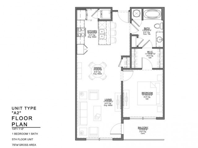 1 Bedroom 1 Bathroom Apartment for rent at Power & Light KC Apartments in Kansas City, MO