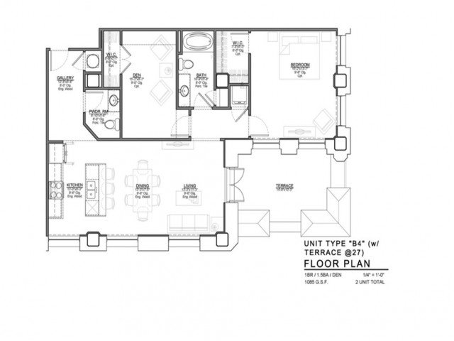 1 Bedroom 1 Bathroom Apartment for rent at Power & Light KC Apartments in Kansas City, MO