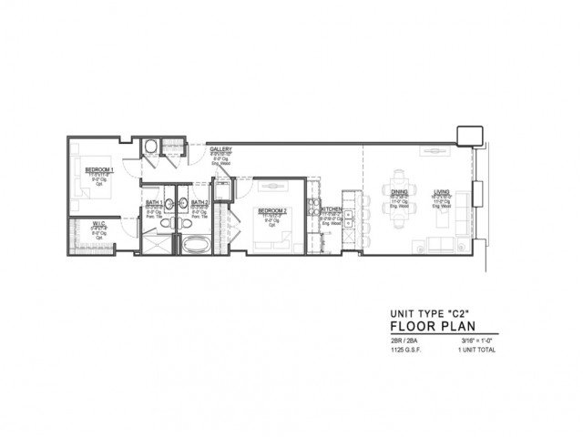 2 Bedrooms 2 Bathrooms Apartment for rent at Power & Light KC Apartments in Kansas City, MO