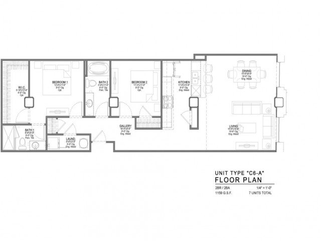 2 Bedrooms 2 Bathrooms Apartment for rent at Power & Light KC Apartments in Kansas City, MO
