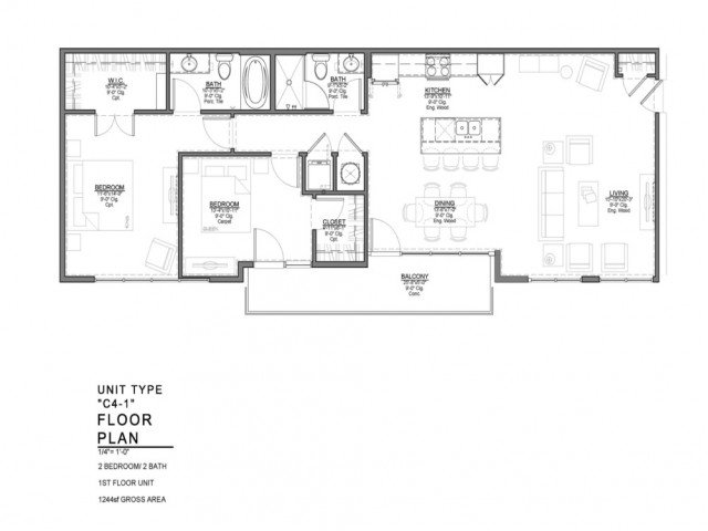 2 Bedrooms 2 Bathrooms Apartment for rent at Power & Light KC Apartments in Kansas City, MO