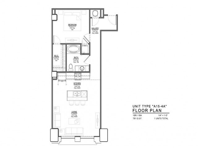 1 Bedroom 1 Bathroom Apartment for rent at Power & Light KC Apartments in Kansas City, MO