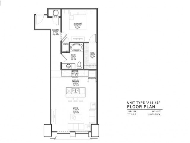 1 Bedroom 1 Bathroom Apartment for rent at Power & Light KC Apartments in Kansas City, MO