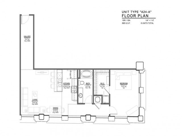 1 Bedroom 1 Bathroom Apartment for rent at Power & Light KC Apartments in Kansas City, MO