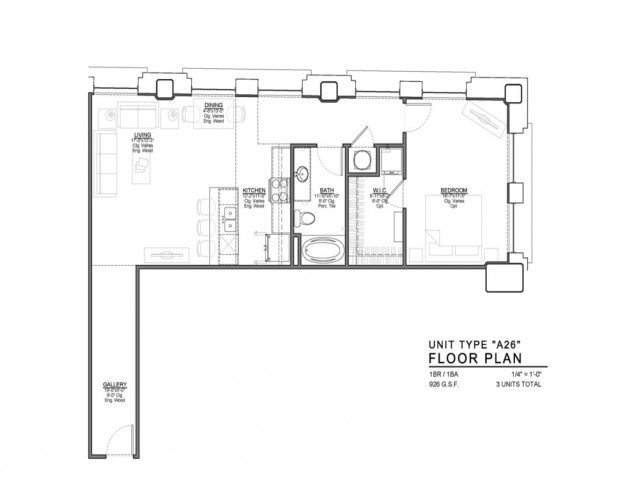 1 Bedroom 1 Bathroom Apartment for rent at Power & Light KC Apartments in Kansas City, MO