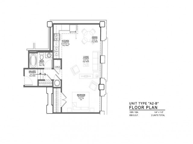 1 Bedroom 1 Bathroom Apartment for rent at Power & Light KC Apartments in Kansas City, MO