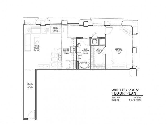 1 Bedroom 1 Bathroom Apartment for rent at Power & Light KC Apartments in Kansas City, MO