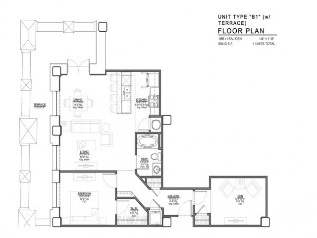 1 Bedroom 2 Bathrooms Apartment for rent at Power & Light KC Apartments in Kansas City, MO