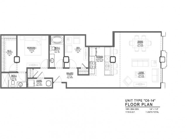 2 Bedrooms 2 Bathrooms Apartment for rent at Power & Light KC Apartments in Kansas City, MO