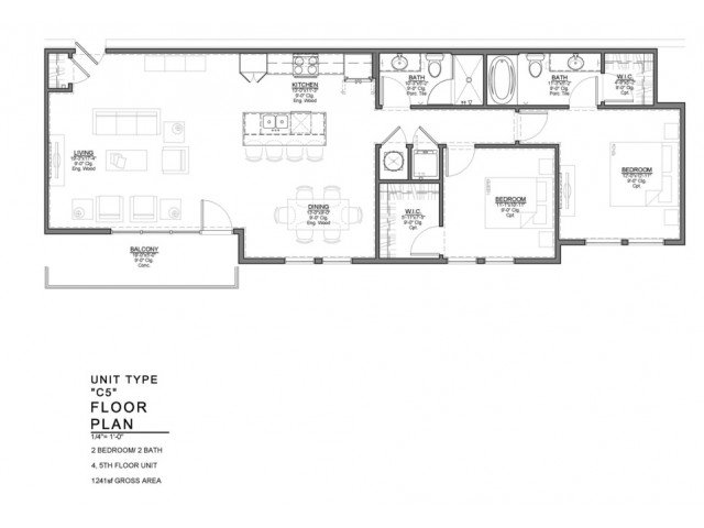2 Bedrooms 2 Bathrooms Apartment for rent at Power & Light KC Apartments in Kansas City, MO