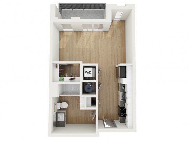 Studio 1 Bathroom Apartment for rent at 2501 Beacon Hill in Kansas City, MO