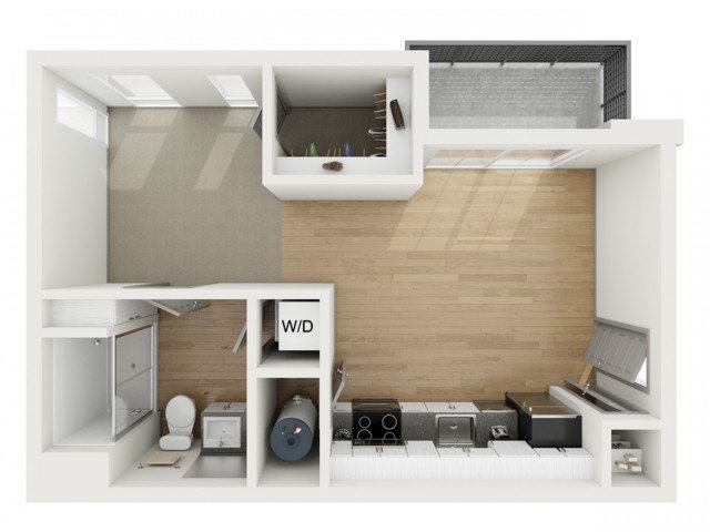 Studio 1 Bathroom Apartment for rent at 2501 Beacon Hill in Kansas City, MO