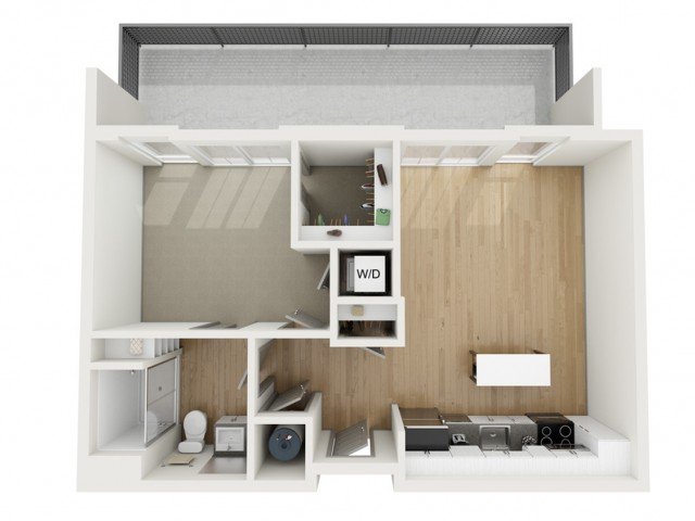 1 Bedroom 1 Bathroom Apartment for rent at 2501 Beacon Hill in Kansas City, MO