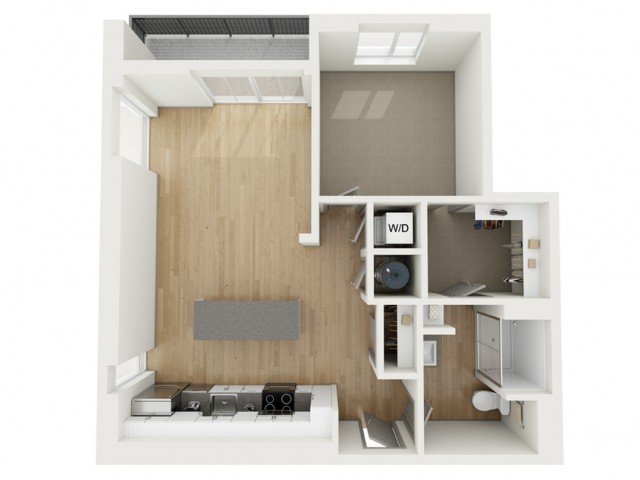 1 Bedroom 1 Bathroom Apartment for rent at 2501 Beacon Hill in Kansas City, MO
