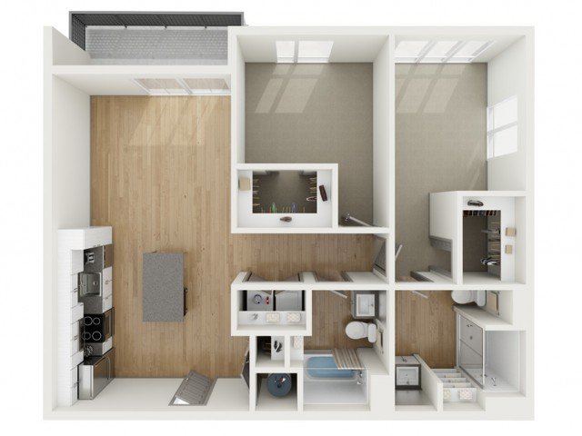 2 Bedrooms 2 Bathrooms Apartment for rent at 2501 Beacon Hill in Kansas City, MO