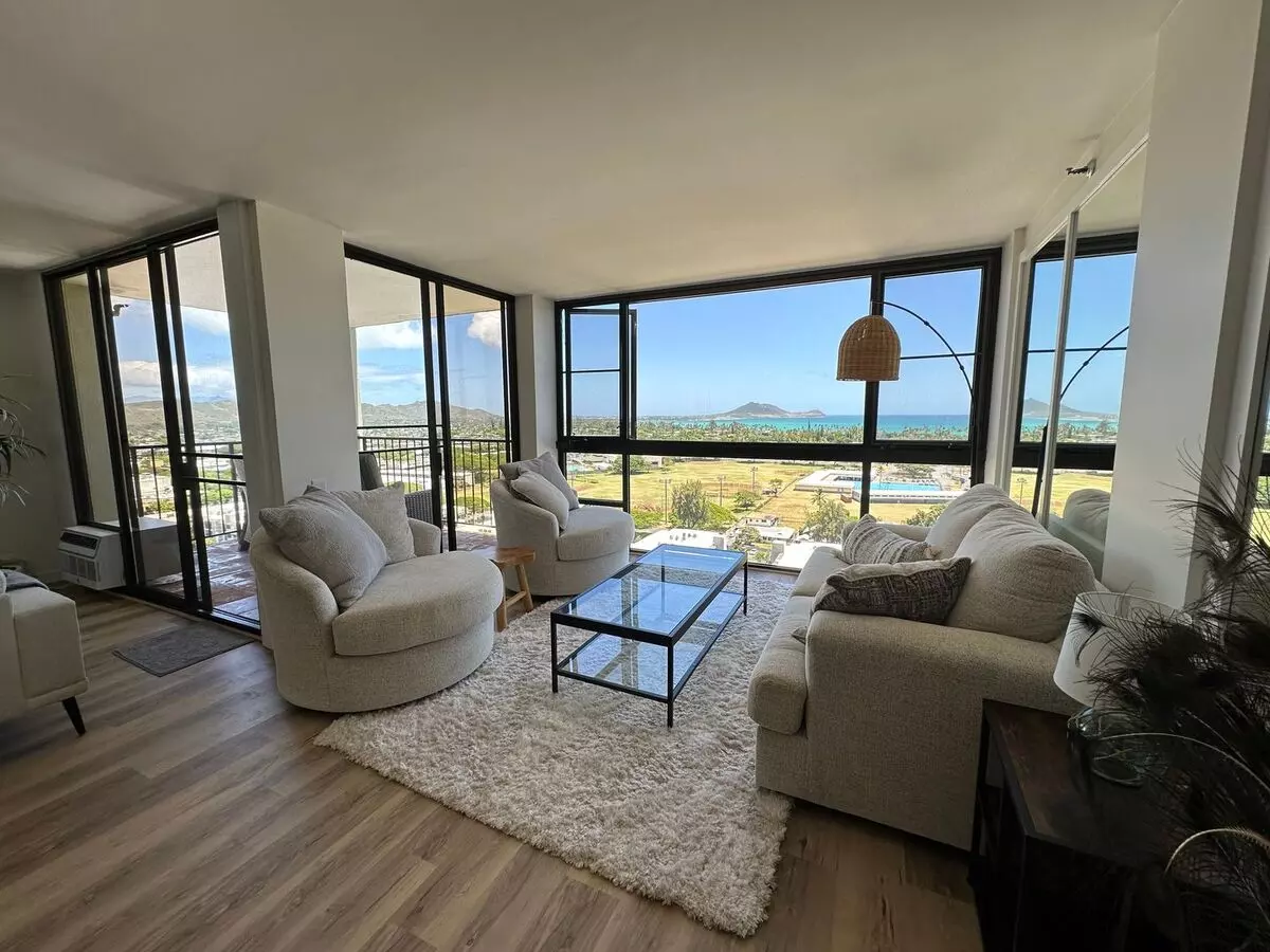 Stunning Panoramic Ocean Views! Fully Furnished, Fully Renovated, 2 Bedroom, 2 Bathroom Unit At Windward Passage Apartment for rent in Kailua, HI