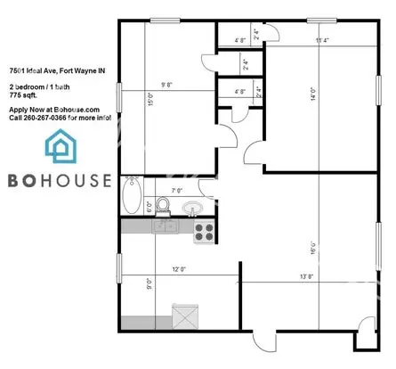 7501 Ideal Ave Apartment for rent in Fort Wayne, IN