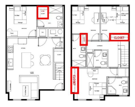 4 Bedrooms 4+ Bathrooms Apartment for rent at The King in Columbus, OH