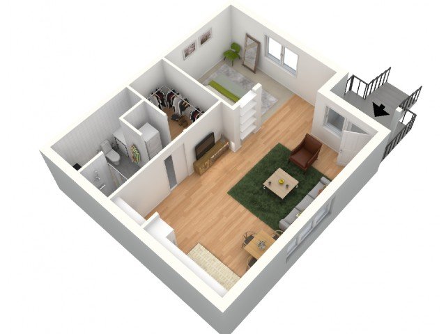 1 Bedroom 1 Bathroom Apartment for rent at 8 Street Apartments in Omaha, NE