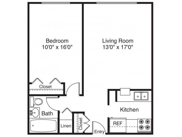 1 Bedroom 1 Bathroom Apartment for rent at Kent Farm Apartment Homes in East Providence, RI