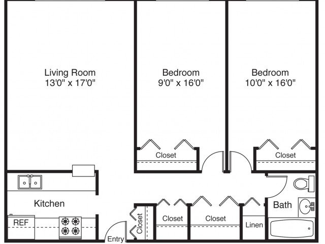 2 Bedrooms 1 Bathroom Apartment for rent at Kent Farm Apartment Homes in East Providence, RI