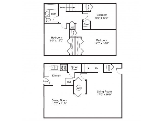 3 Bedrooms 1 Bathroom Apartment for rent at Kent Farm Apartment Homes in East Providence, RI
