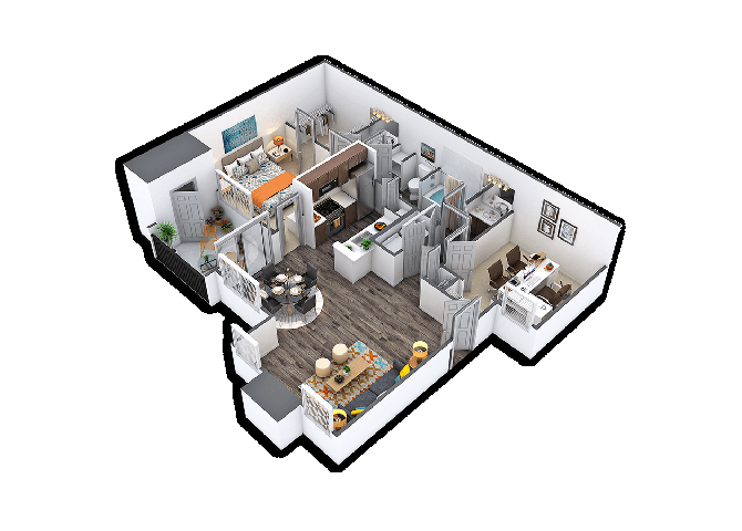 1 Bedroom 1 Bathroom Apartment for rent at The District on La Frontera in Austin, TX