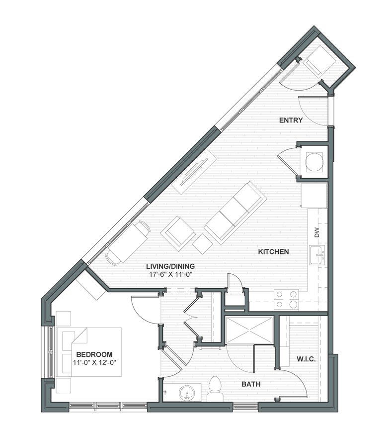 1 Bedroom 1 Bathroom Apartment for rent at Meeting Street Lofts in Charleston, SC