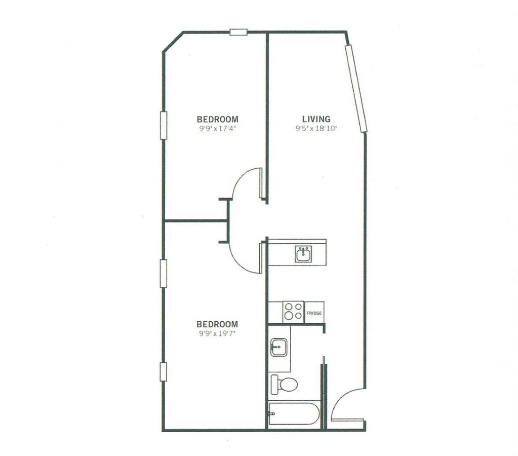 2 Bedrooms 1 Bathroom Apartment for rent at Meeting Street Lofts in Charleston, SC