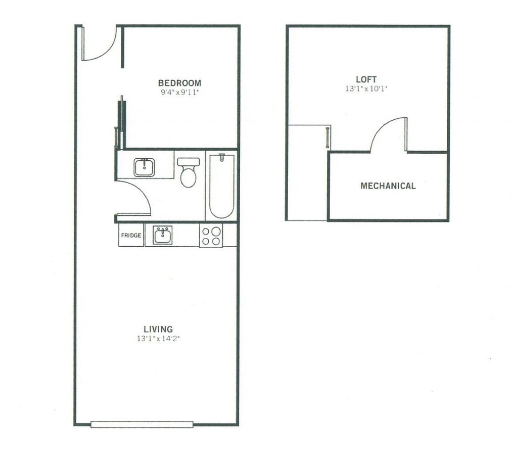 1 Bedroom 1 Bathroom Apartment for rent at Meeting Street Lofts in Charleston, SC