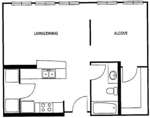 Studio 1 Bathroom Apartment for rent at Biltmore at Midtown in Atlanta, GA