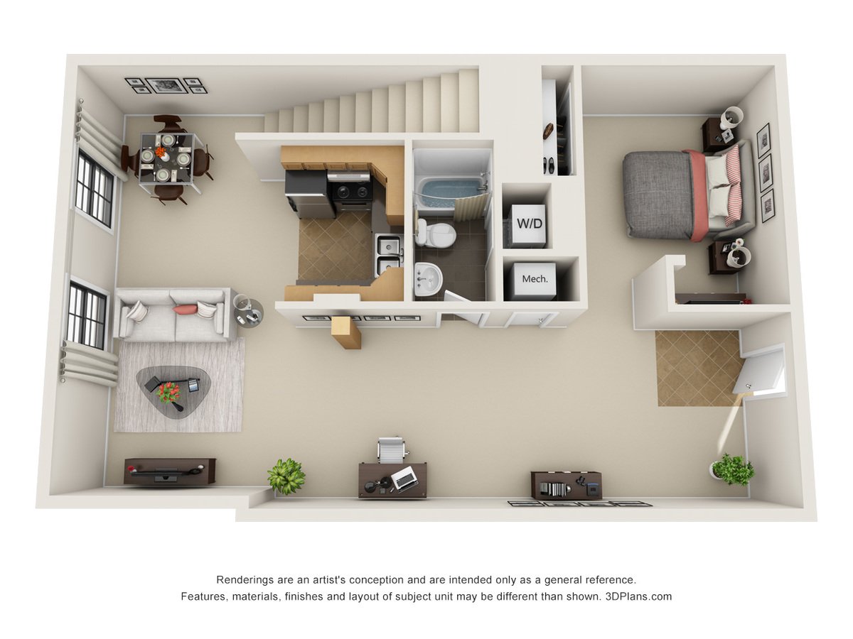 2 Bedrooms 1 Bathroom Apartment for rent at L15 Lofts in Omaha, NE