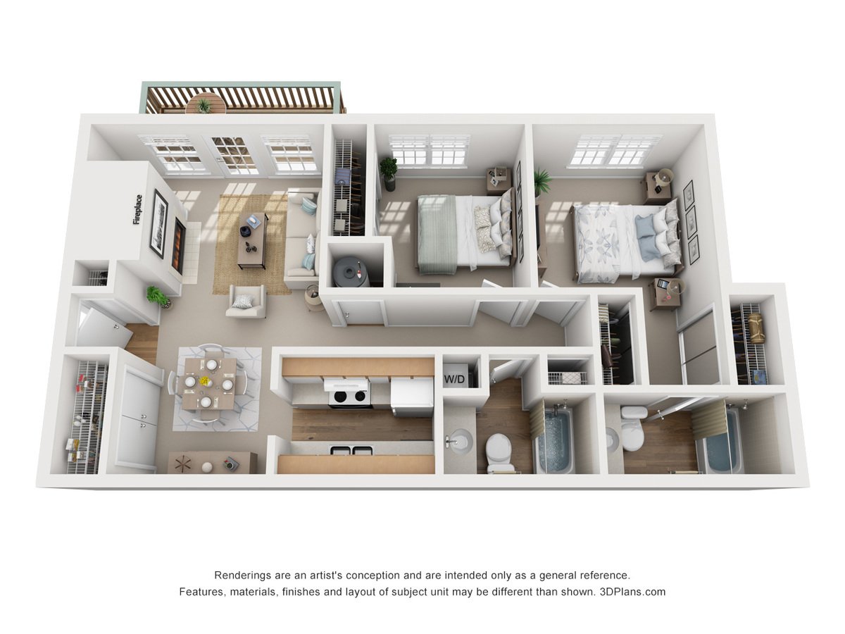 2 Bedrooms 2 Bathrooms Apartment for rent at Bennington Ridge in Kansas City, MO