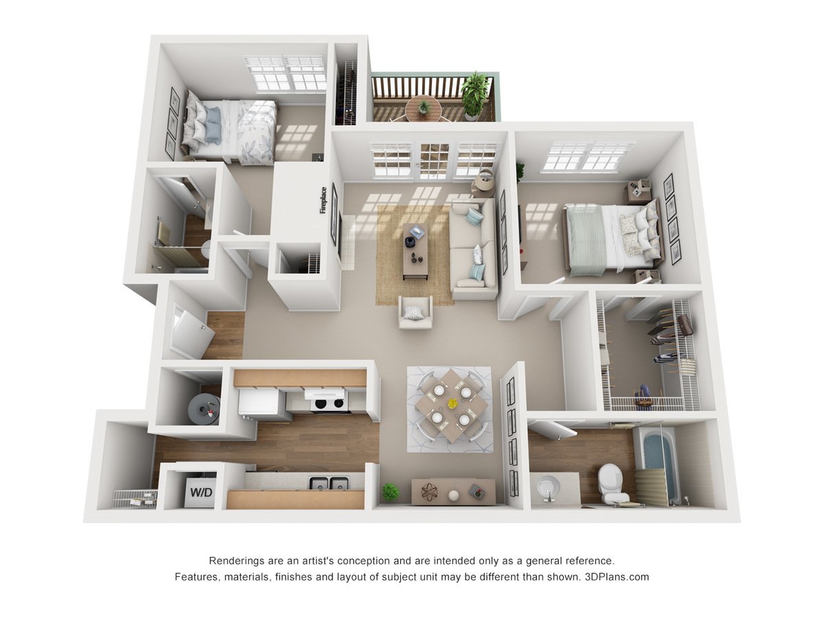 2 Bedrooms 2 Bathrooms Apartment for rent at Bennington Ridge in Kansas City, MO