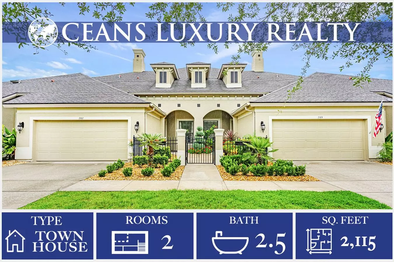 Furnished Townhouse In Plantation Bay House for rent in Ormond Beach, FL