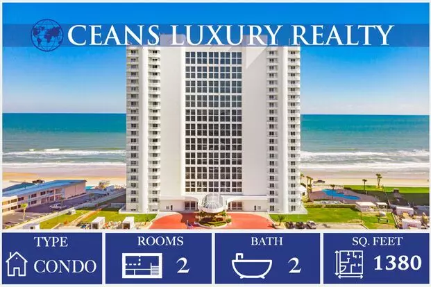 Direct Oceanfront Furnished Condo With Breathtaking Views From The 19th Floor! Apartment for rent in Daytona Beach Shores, FL