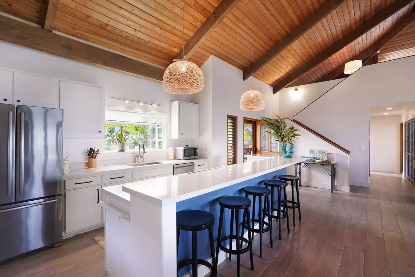 Hawaii Life Presents Mokuleia Beach House 3 Bedrooms, 2 Full Bathrooms, Sleeps 8 - Beautifully Built Custom Home, Sitting On An Exclusive Beachfront Property. Built With The Idea Of Taking In The Gorgeous Ocean And Mountain Views. House for rent in Waialua, HI