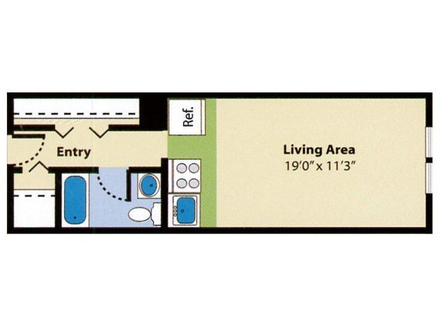 Studio 1 Bathroom Apartment for rent at Pheasant Run Apartments in Nashua, NH