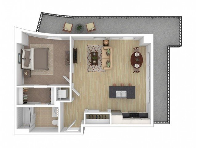 1 Bedroom 1 Bathroom Apartment for rent at The Lux in Madison, WI