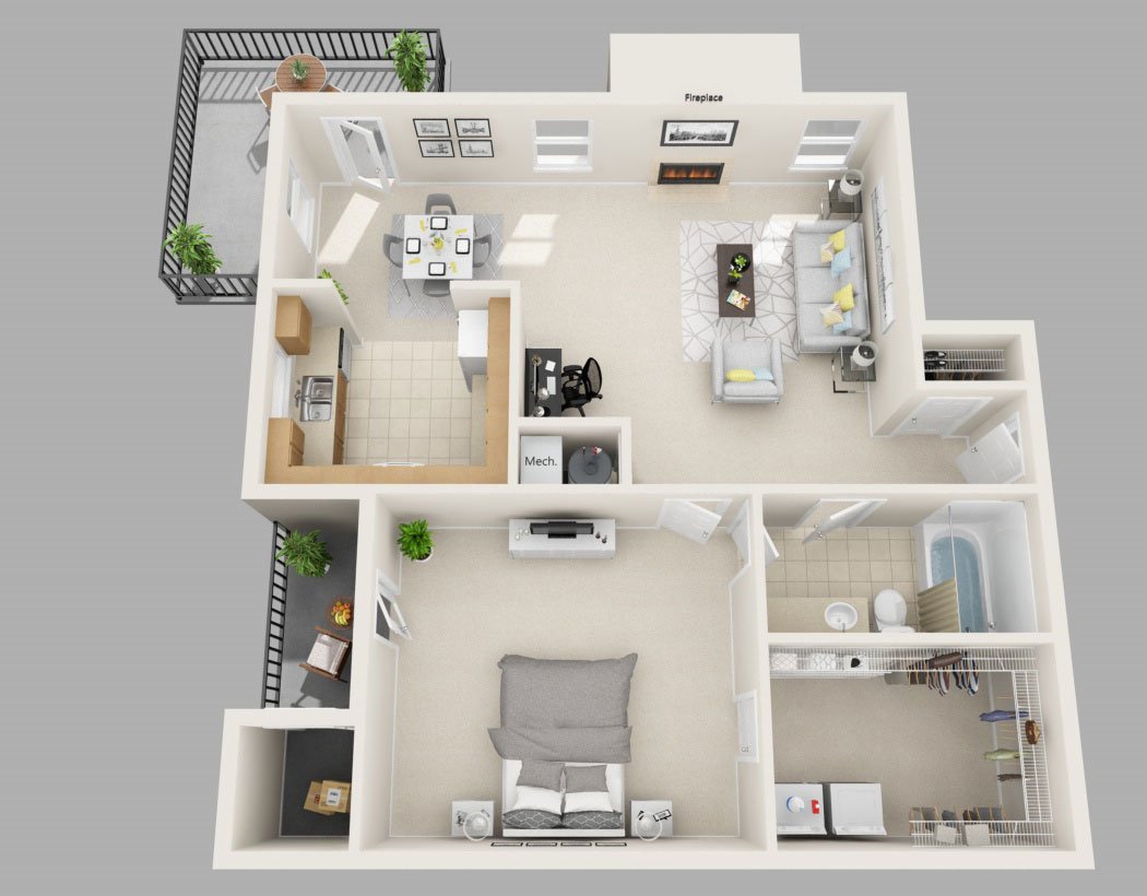 1 Bedroom 1 Bathroom Apartment for rent at ARIUM Glenridge in Atlanta, GA
