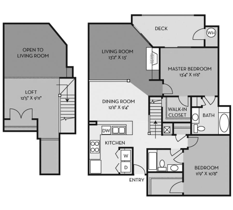 2 Bedrooms 2 Bathrooms Apartment for rent at Northlake Apartments in Charlotte, NC