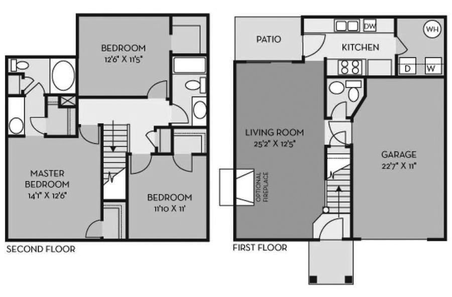 3 Bedrooms 2 Bathrooms Apartment for rent at Northlake Apartments in Charlotte, NC